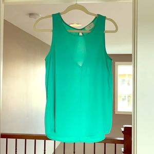 Green Everly Sleeveless Top